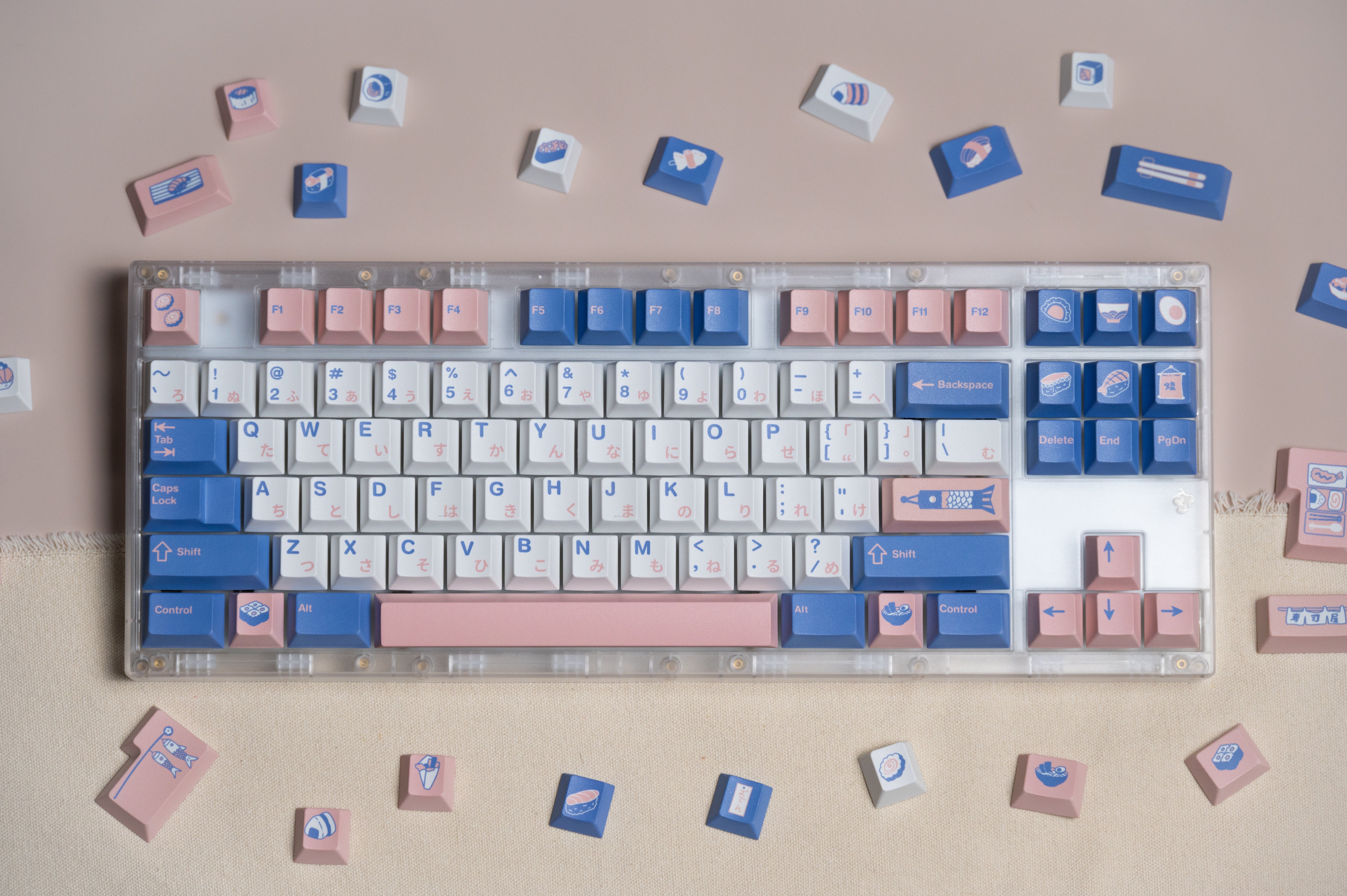 Vividkey Sushi Takeaway Keycaps