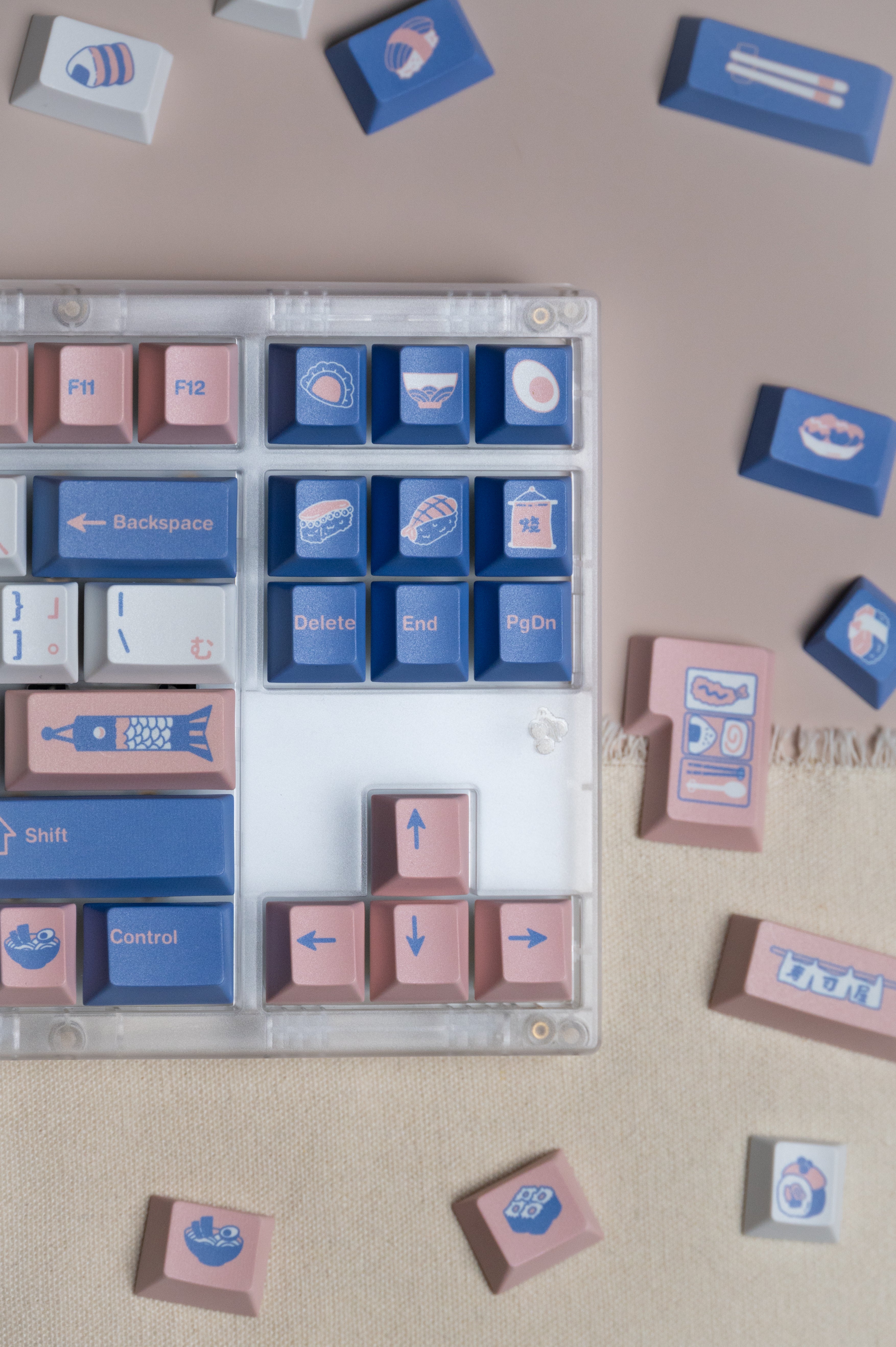 Vividkey Sushi Takeaway Keycaps