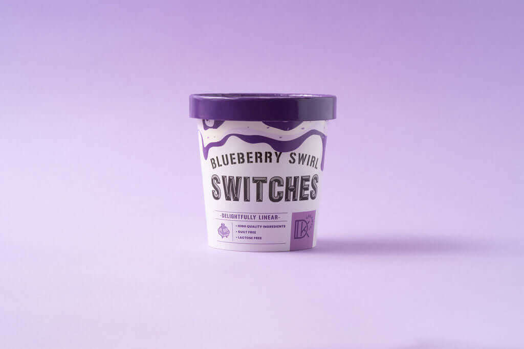 DK Creamery Blueberry Swirl Switches (10 per pack) £4.00