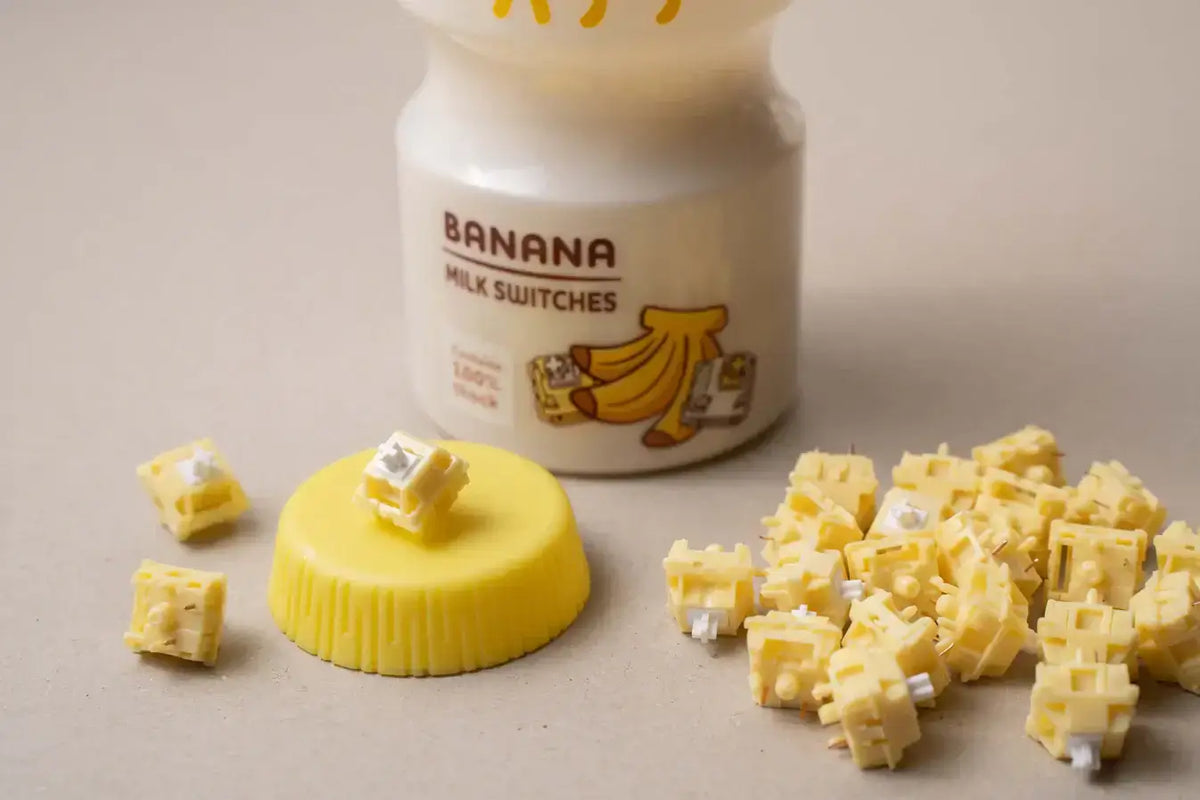 DK Banana Milk Tactile Switches (10 per pack) £5.50