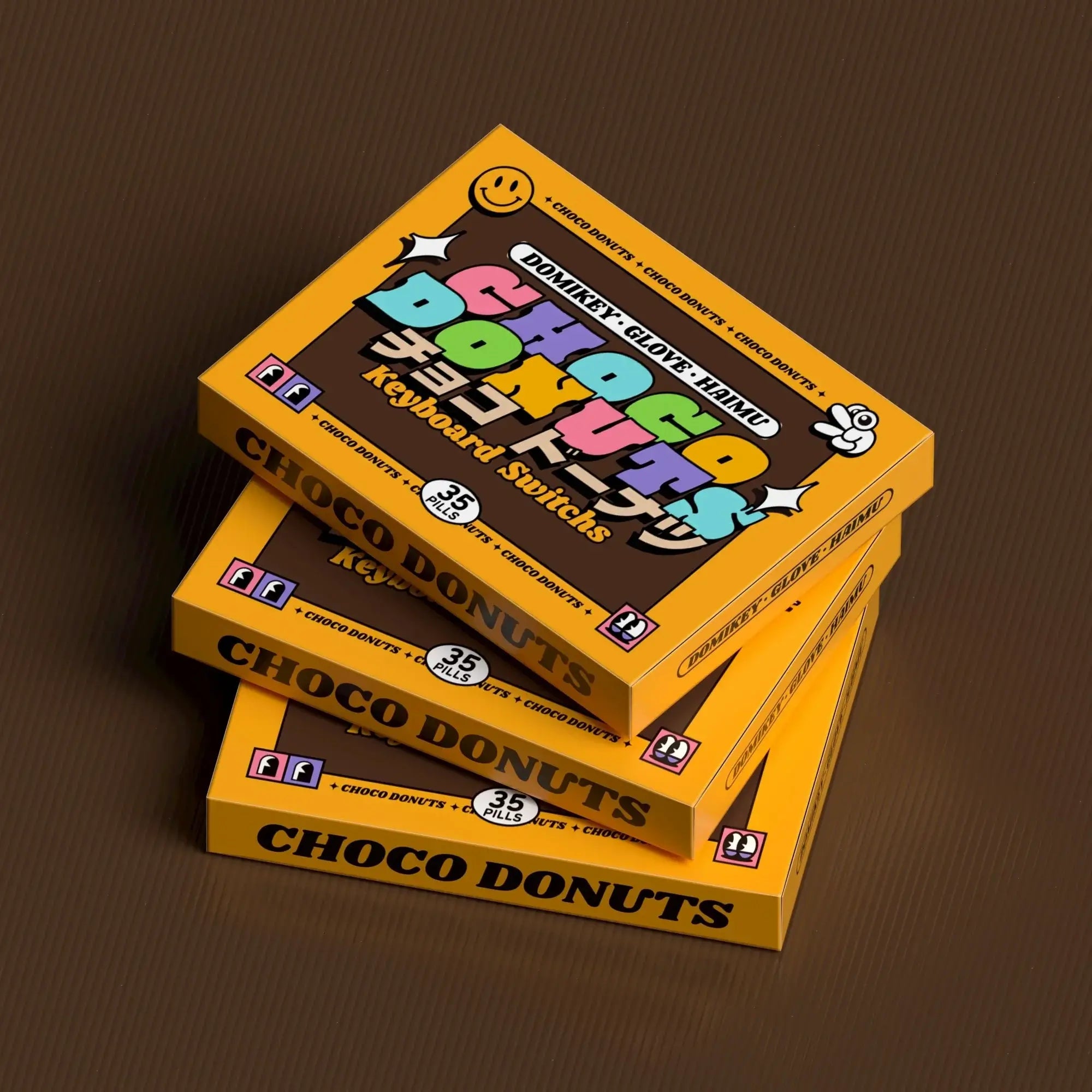 Domikey x Glove Chocolate Donut Linear (10 Pack) £4.50