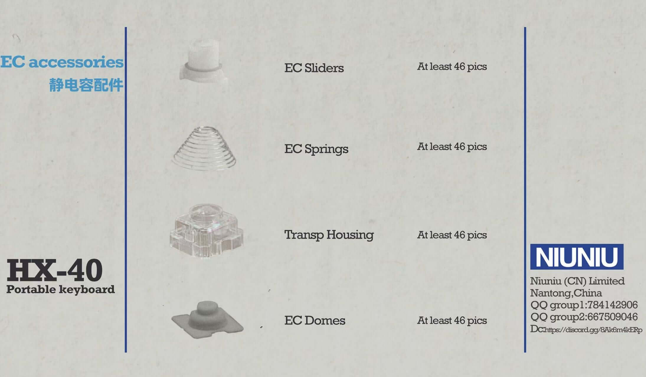 HX40 EC - 40% Keyboard Group Buy