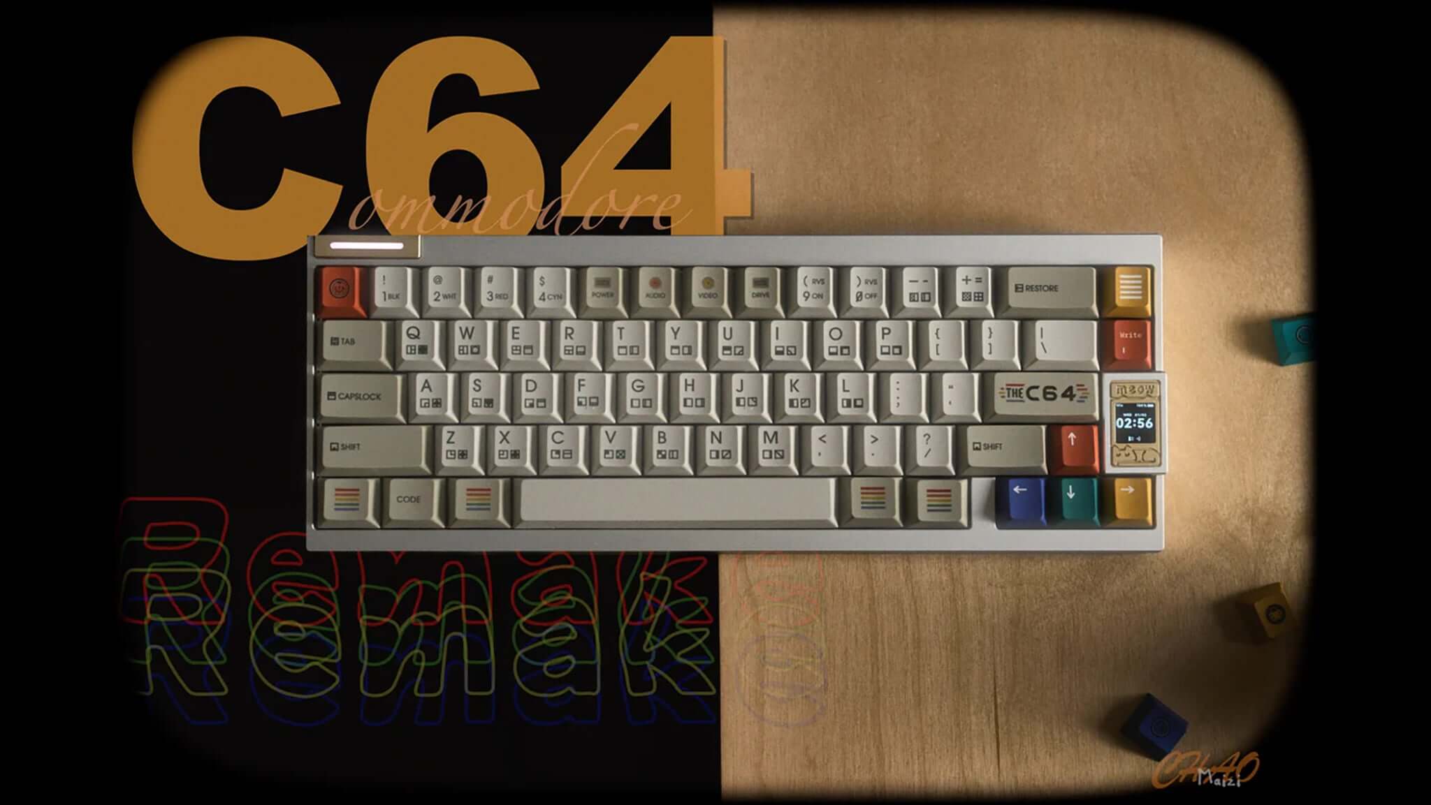 Vividkey x Eleworks Retro C64 Keycaps