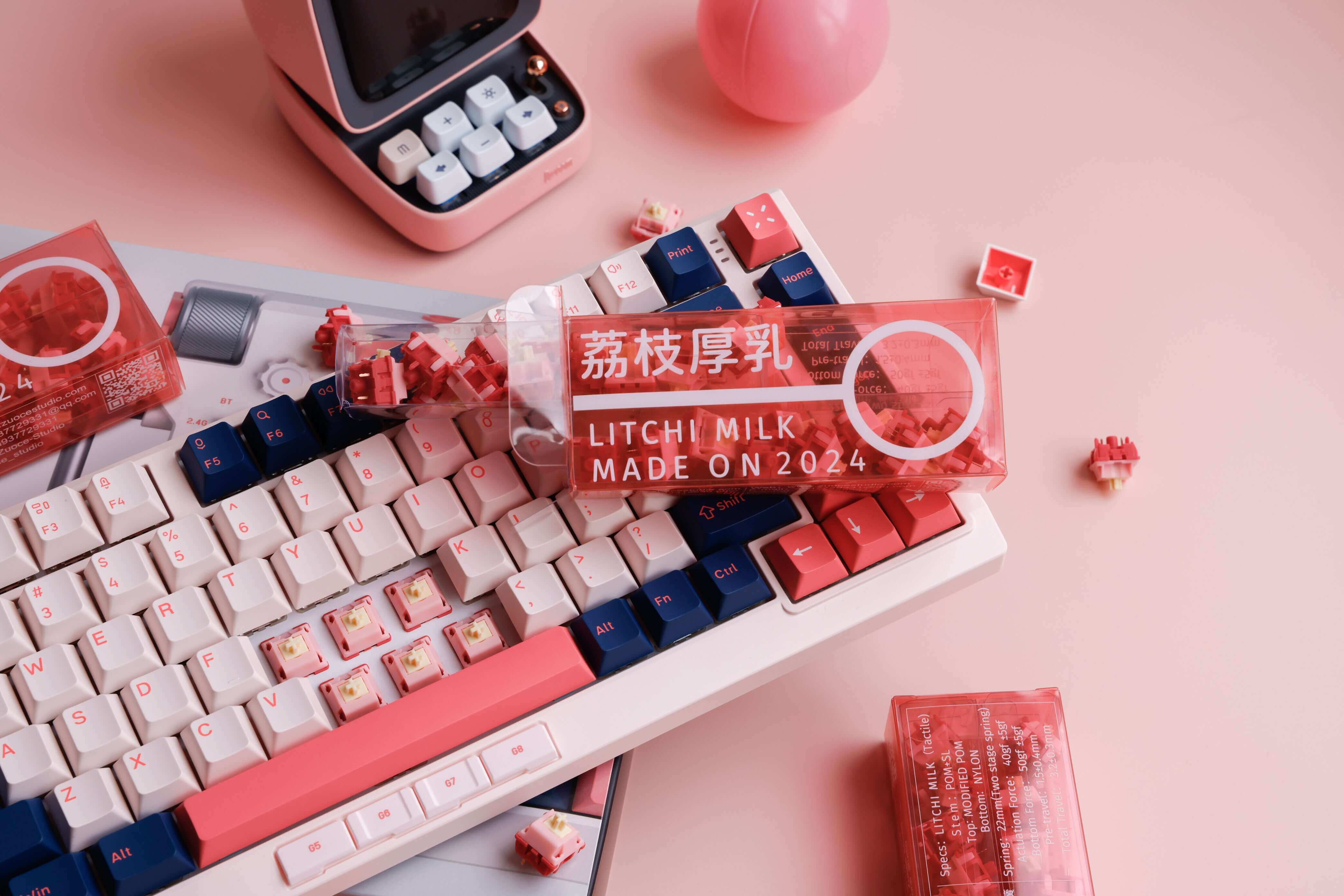 Zuoce Litchi Milk Tactile Switch (10 per pack) £2.00