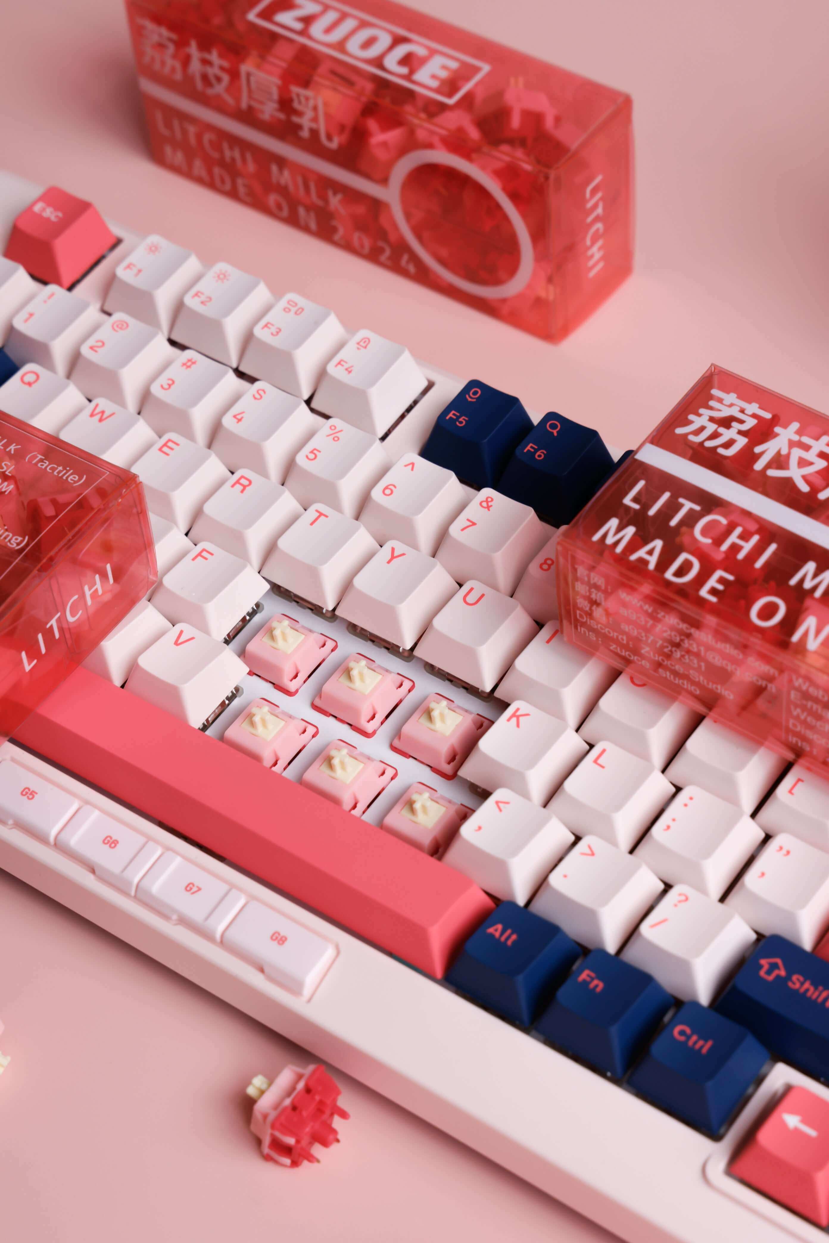 Zuoce Litchi Milk Tactile Switch (10 per pack) £2.00