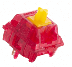 Tecsee Ruby Linear Switches - 58.5g, POM Stem (10 Pack) £4.00