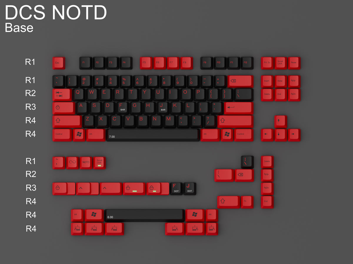 DCS NOTD ABS Keycap Set Group Buy