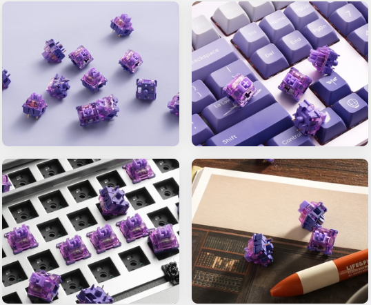 Akko V3 Lavender Purple Pro Tactile (10 Pack)