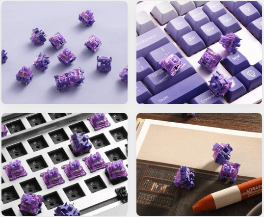 Akko V3 Lavender Purple Pro Tactile (10 Pack) £2.50