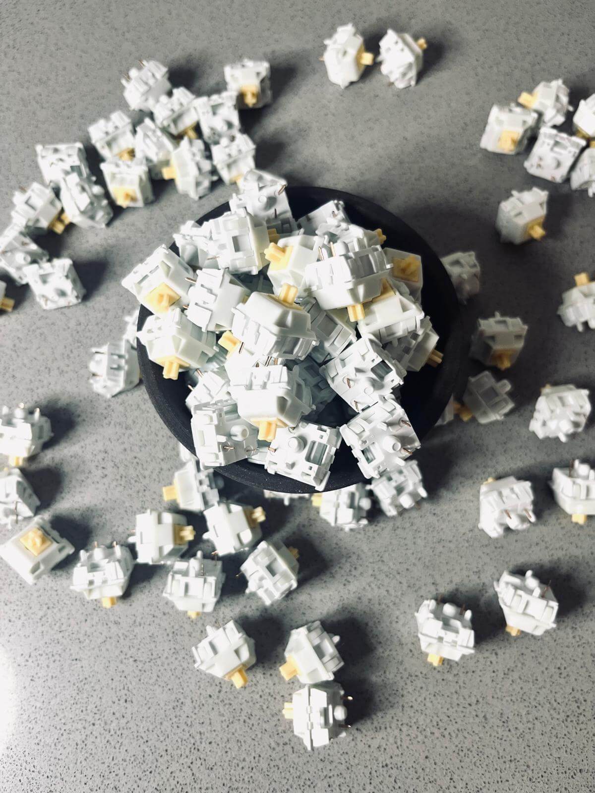 Huano Poplar Yellow Tactile Switch (10 Pack) £4.50