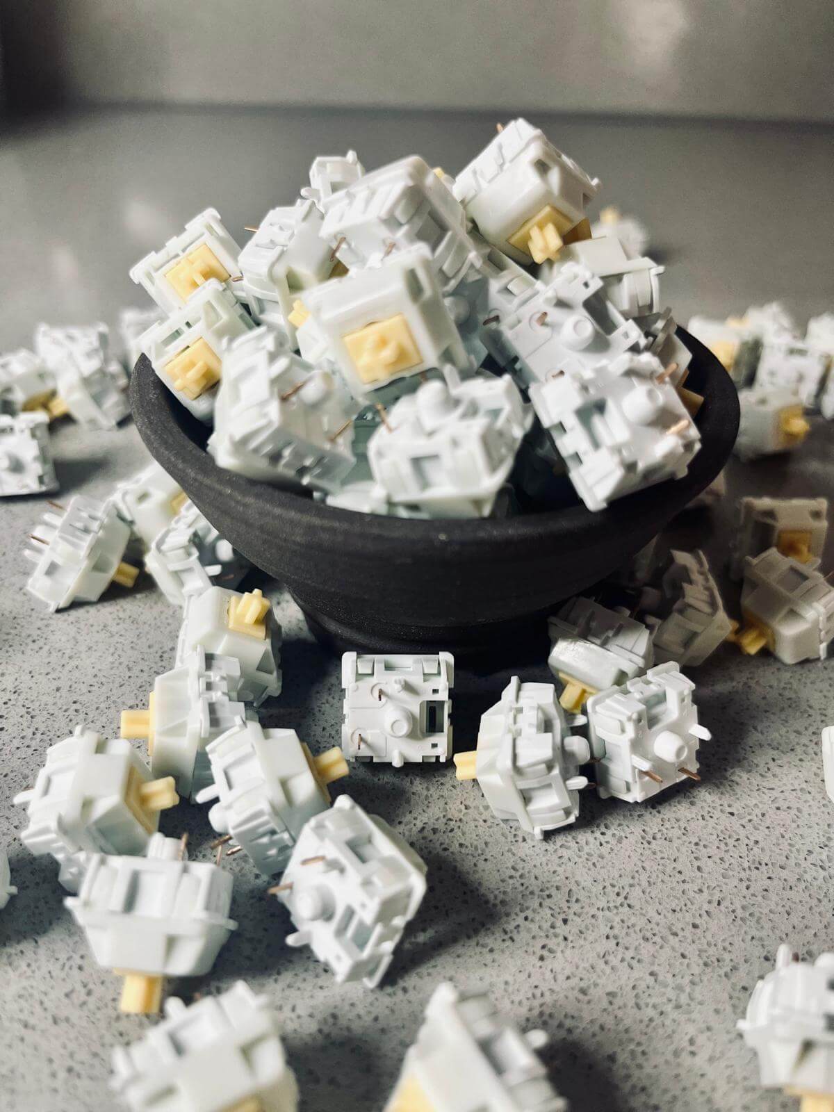 Huano Poplar Yellow Tactile Switch (10 Pack) £4.50