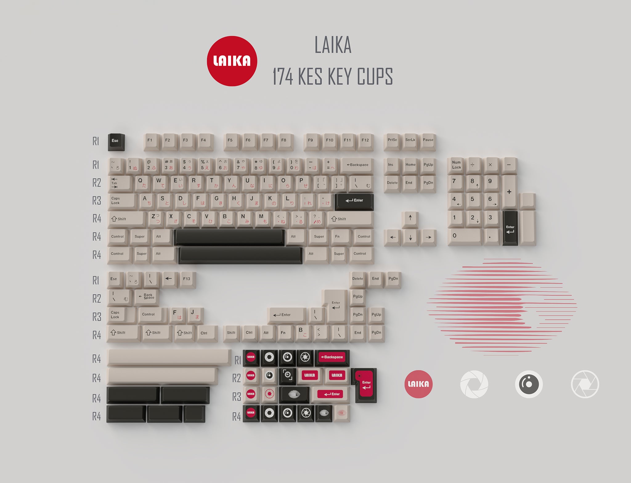 Vividkey Laika Keycaps