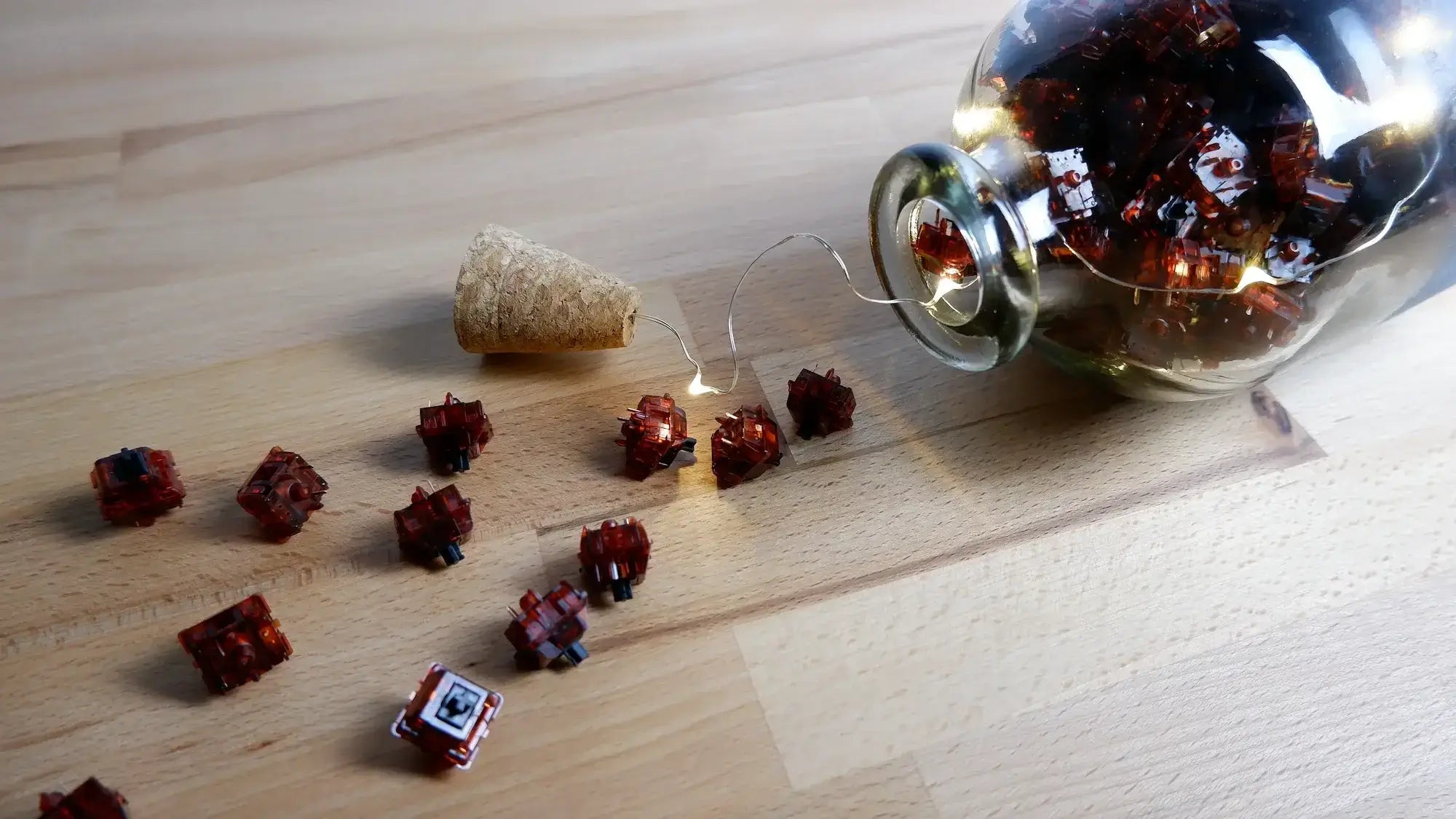 Durock T1 Dark Amber Switch - Tactile (10 Pack) £3.50