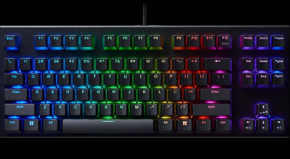 Realforce GX1 TKL – RGB EC Gaming Keyboard (Black)