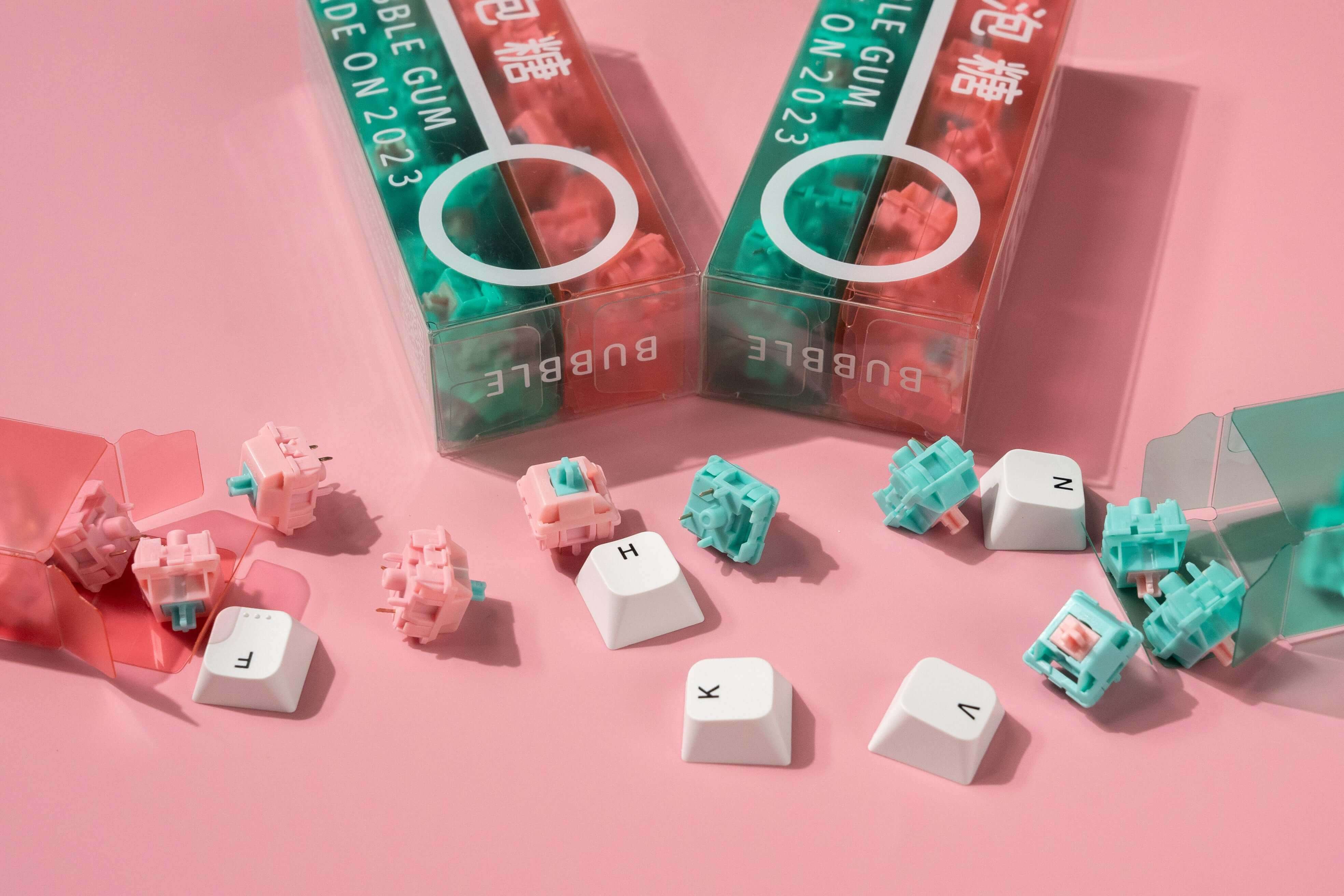 Zuoce Bubble Gum Linear Switch (10 per pack) £2.00