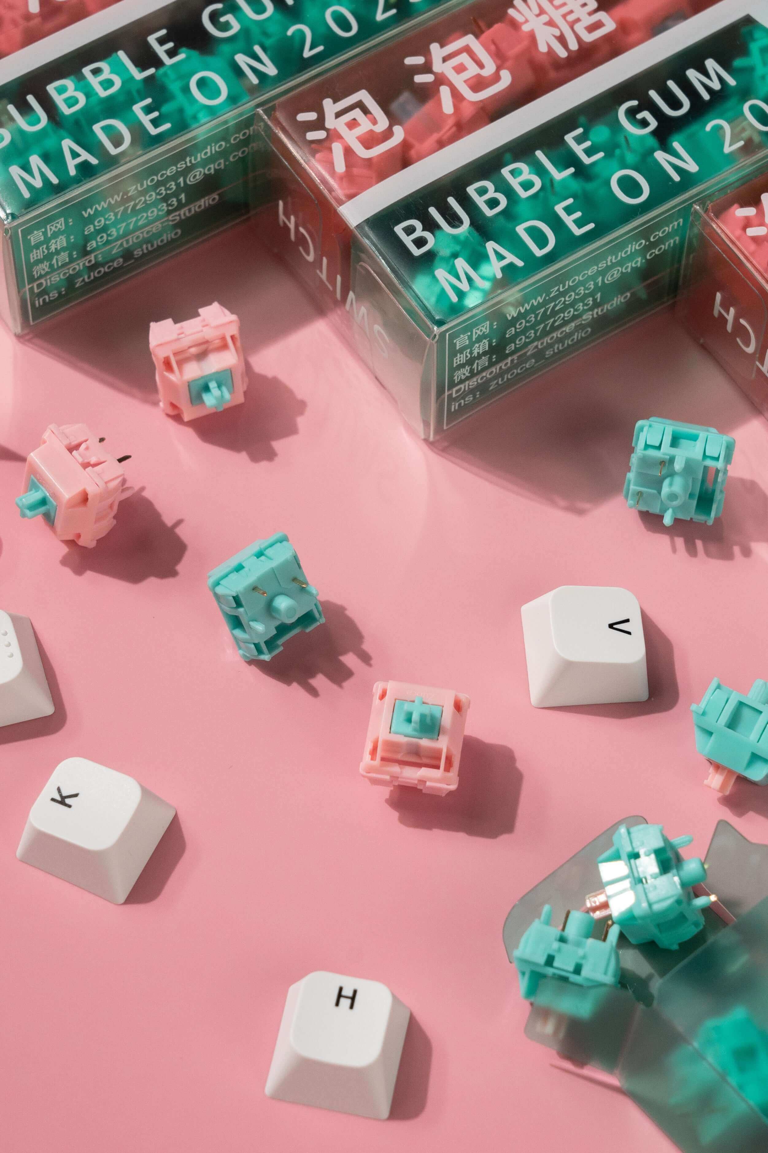 Zuoce Bubble Gum Linear Switch (10 per pack) £2.00