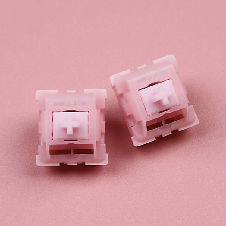 KTT Baby Pink Linear Switch - Light & Smooth (10 Pack)