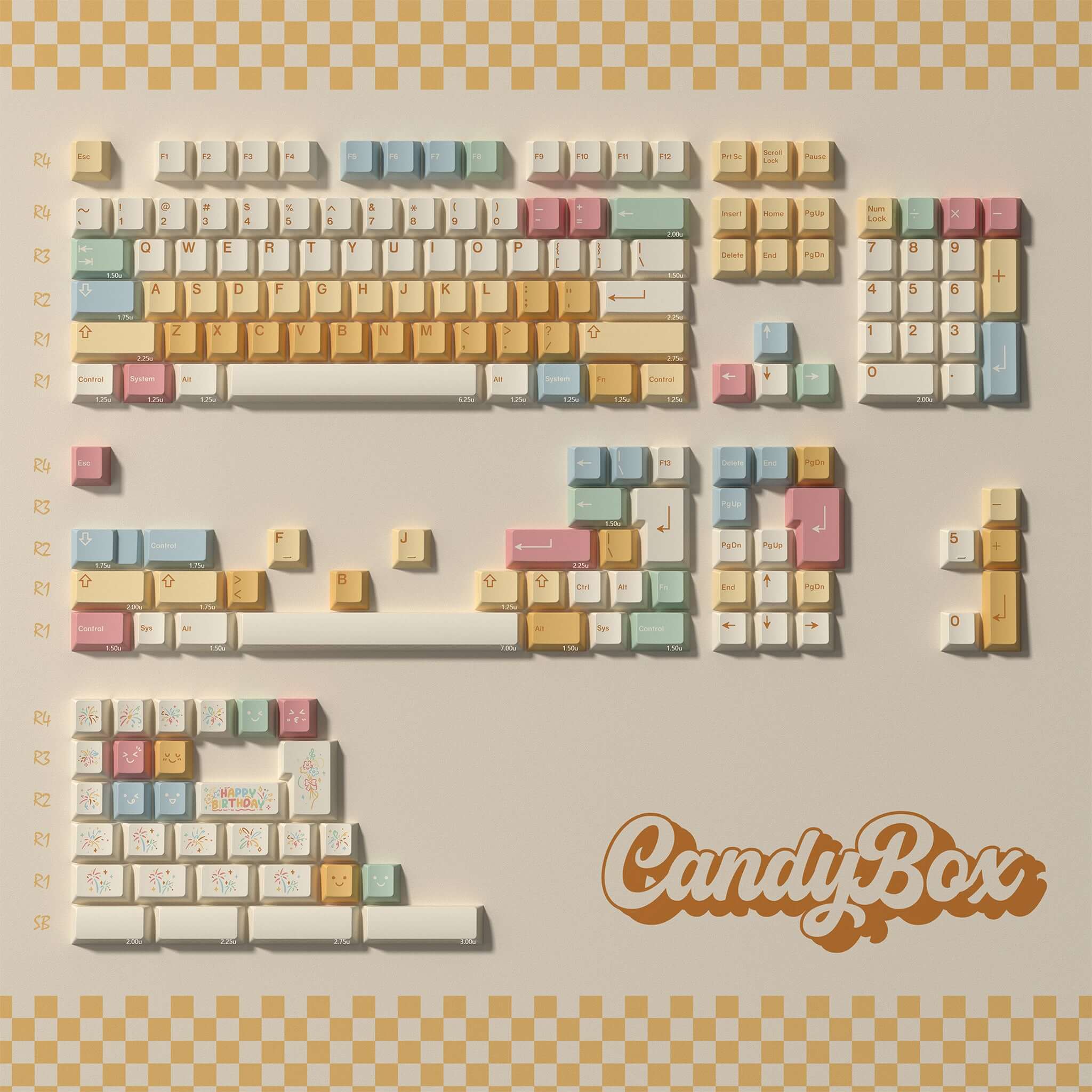 Vividkey Candy Box Keycaps £40.00