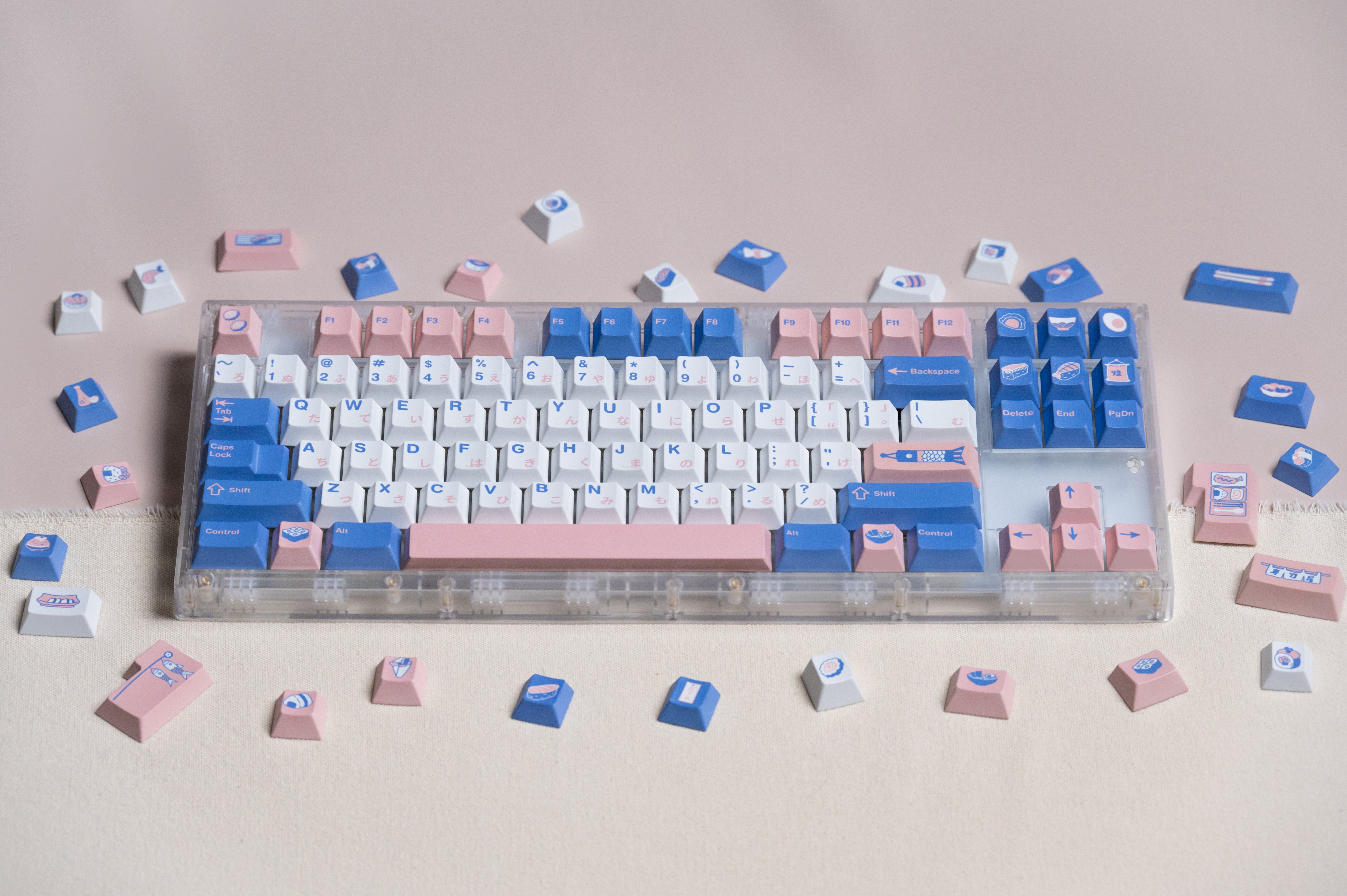 Vividkey Sushi Takeaway Keycaps