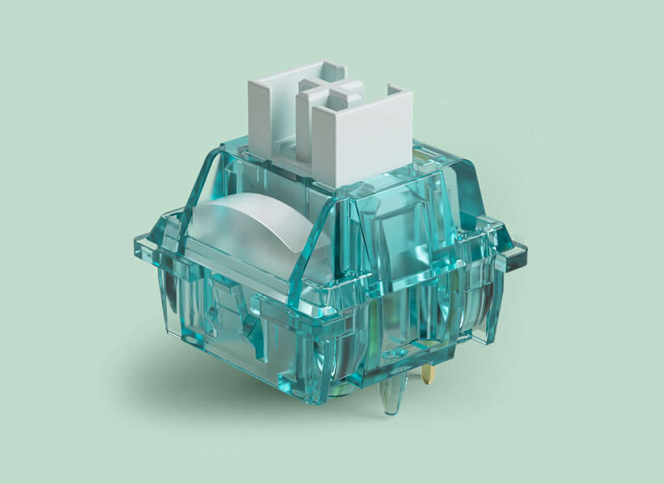 Akko Creamy Cyan Clicky Switches (10 Pack) £3.50