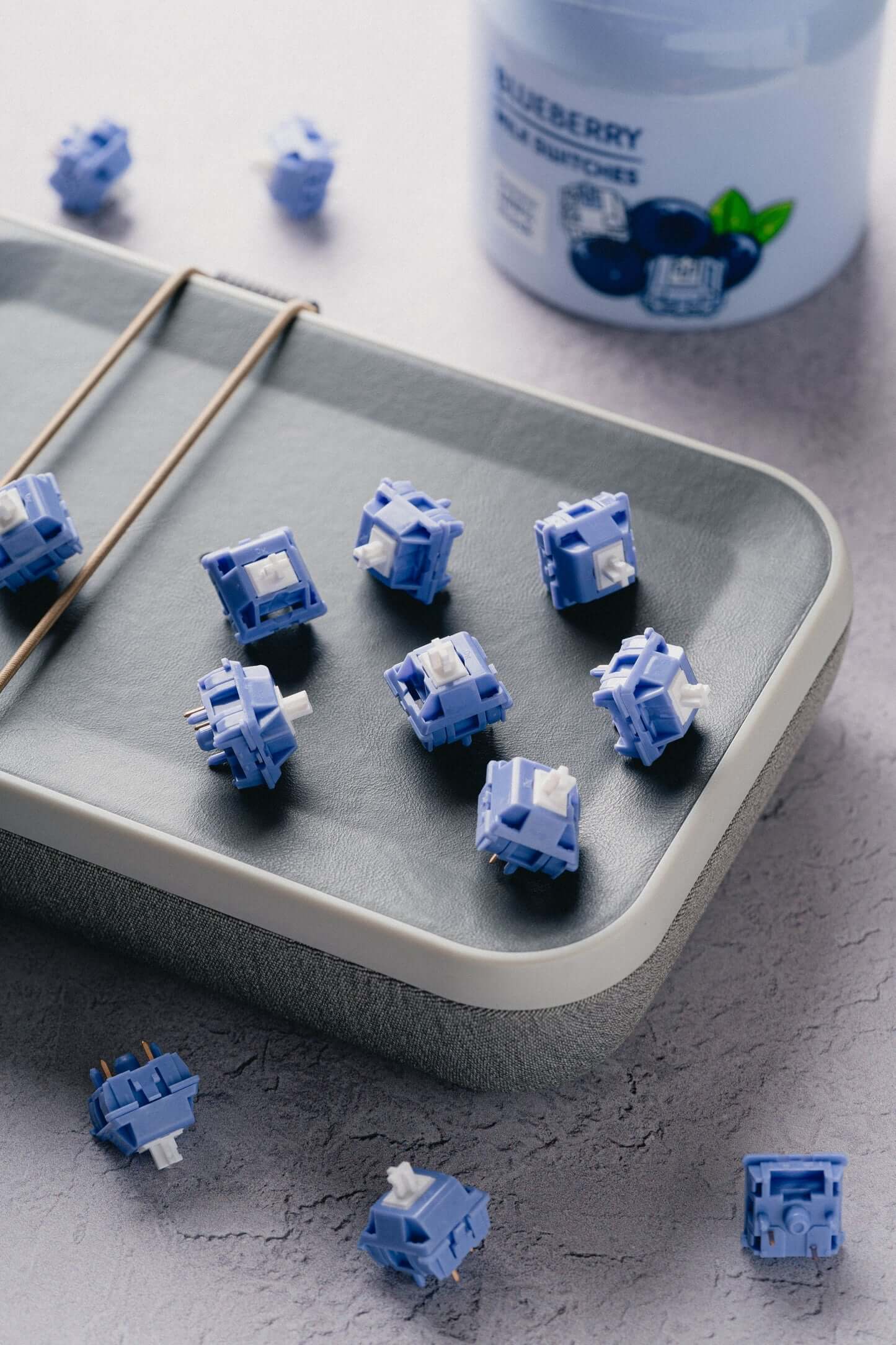 Blueberry Milk Tactile Switches 10‑Pack