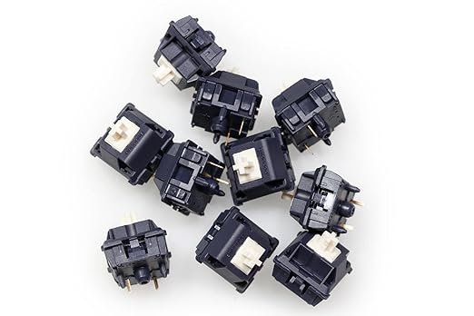 Emogogo Silver Grey No.1 Pre-Tactile Switches - 10 Pack