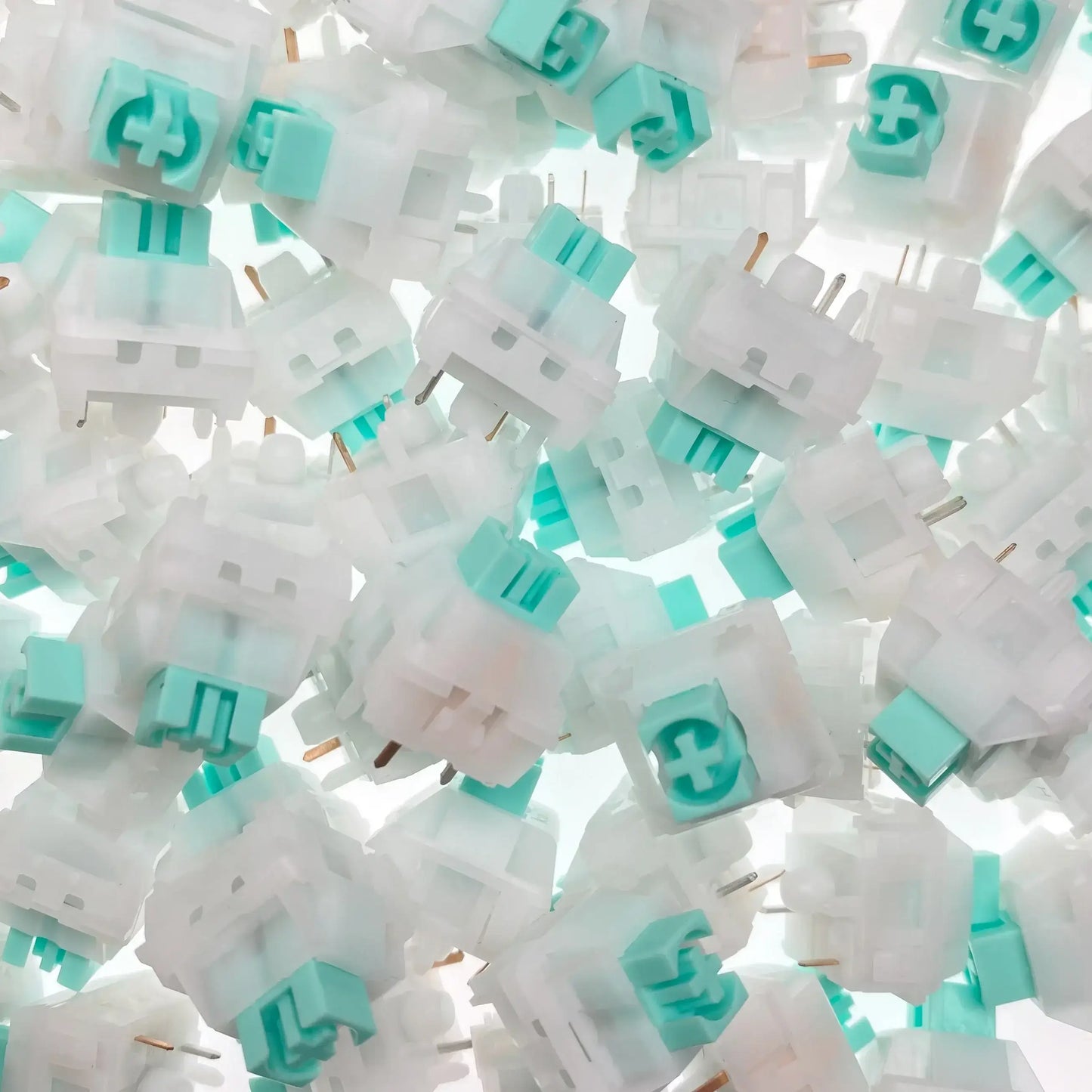 FLCMMK Ice Mint Linear Switches (10 per pack) for Custom Mechanical Keyboards