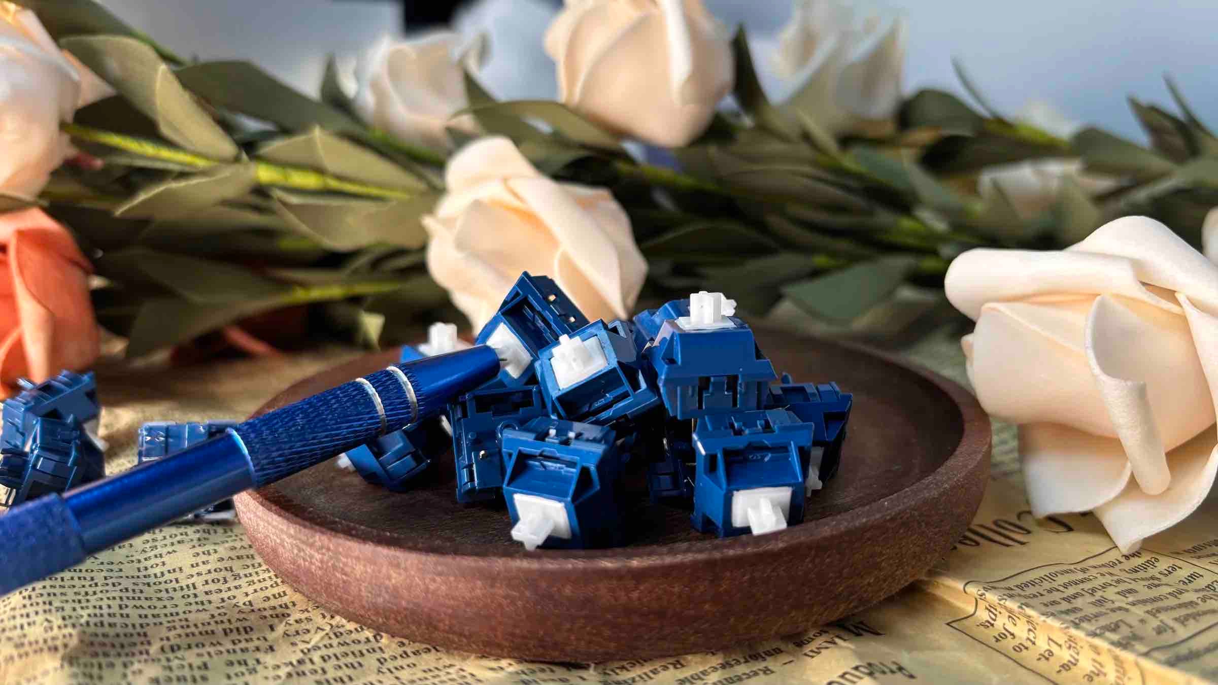 Keygeek Cyan Linear Switches (10 pack)
