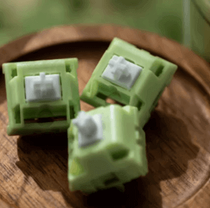 Keygeek Jasmine Milk Green Tea Linear Switches (10 per pack) for Custom Mechanical Keyboards