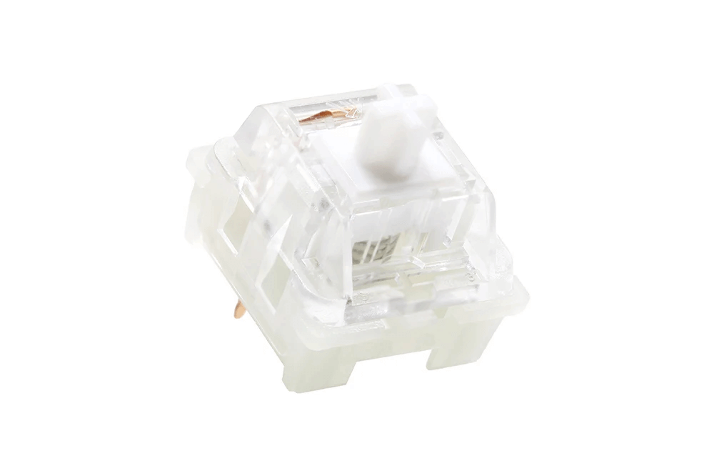 KTT Kang White Linear Switches (10 per pack) for Custom Mechanical Keyboards