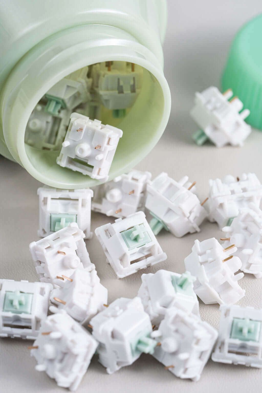 DK Melon Milk Linear Switches (10 per pack) for Custom Mechanical Keyboards