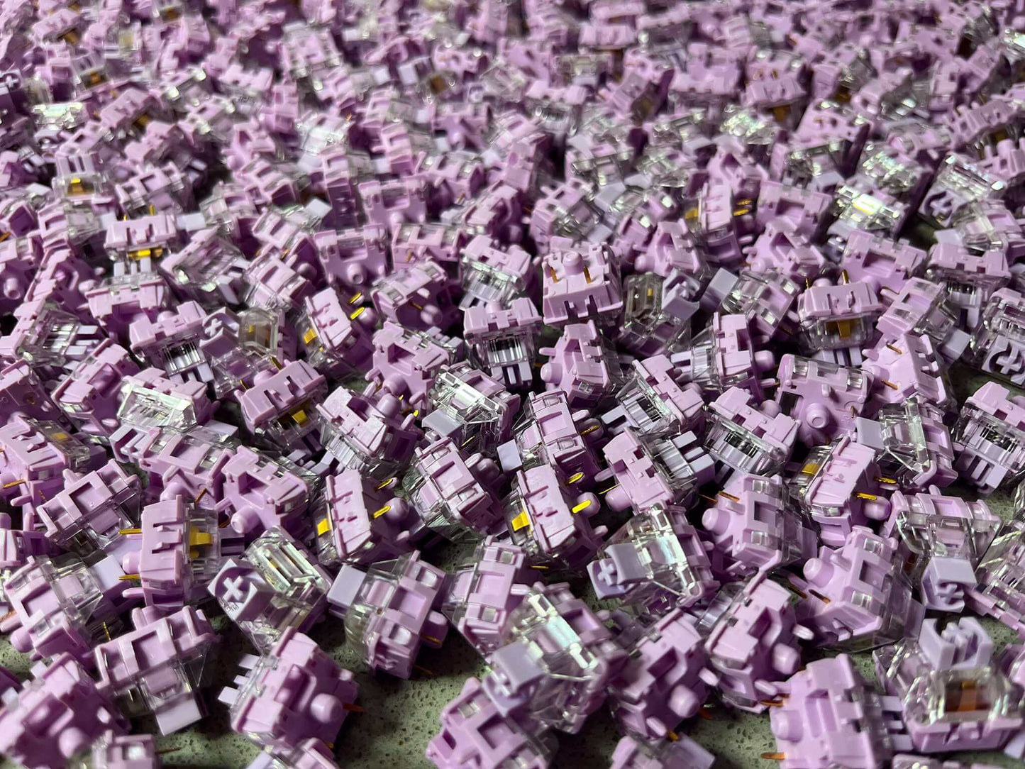 Jerzzi Seashell Linear Switches (10 per pack) for Custom Mechanical Keyboards