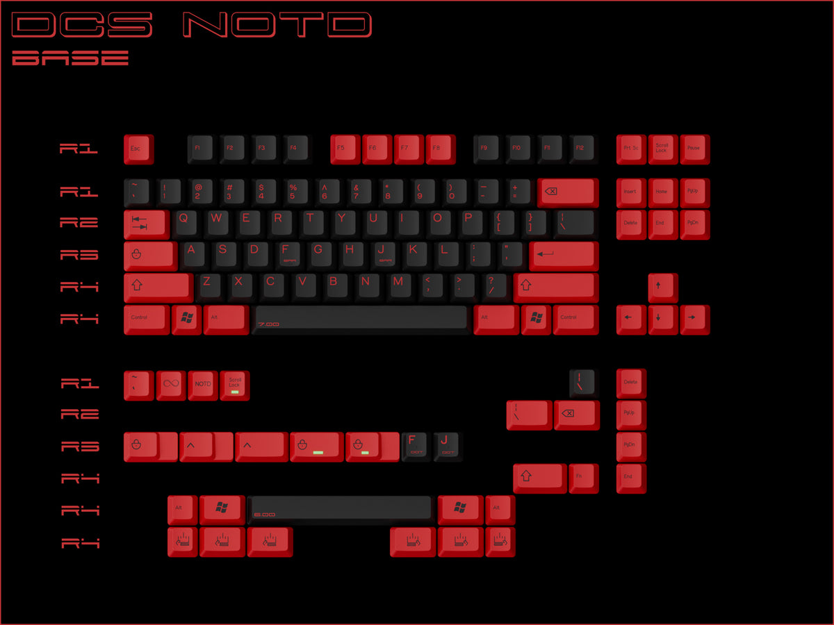 DCS NOTD ABS Keycap Set Group Buy