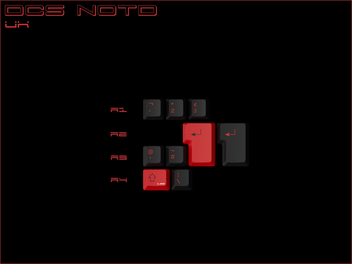 DCS NOTD ABS Keycap Set Group Buy