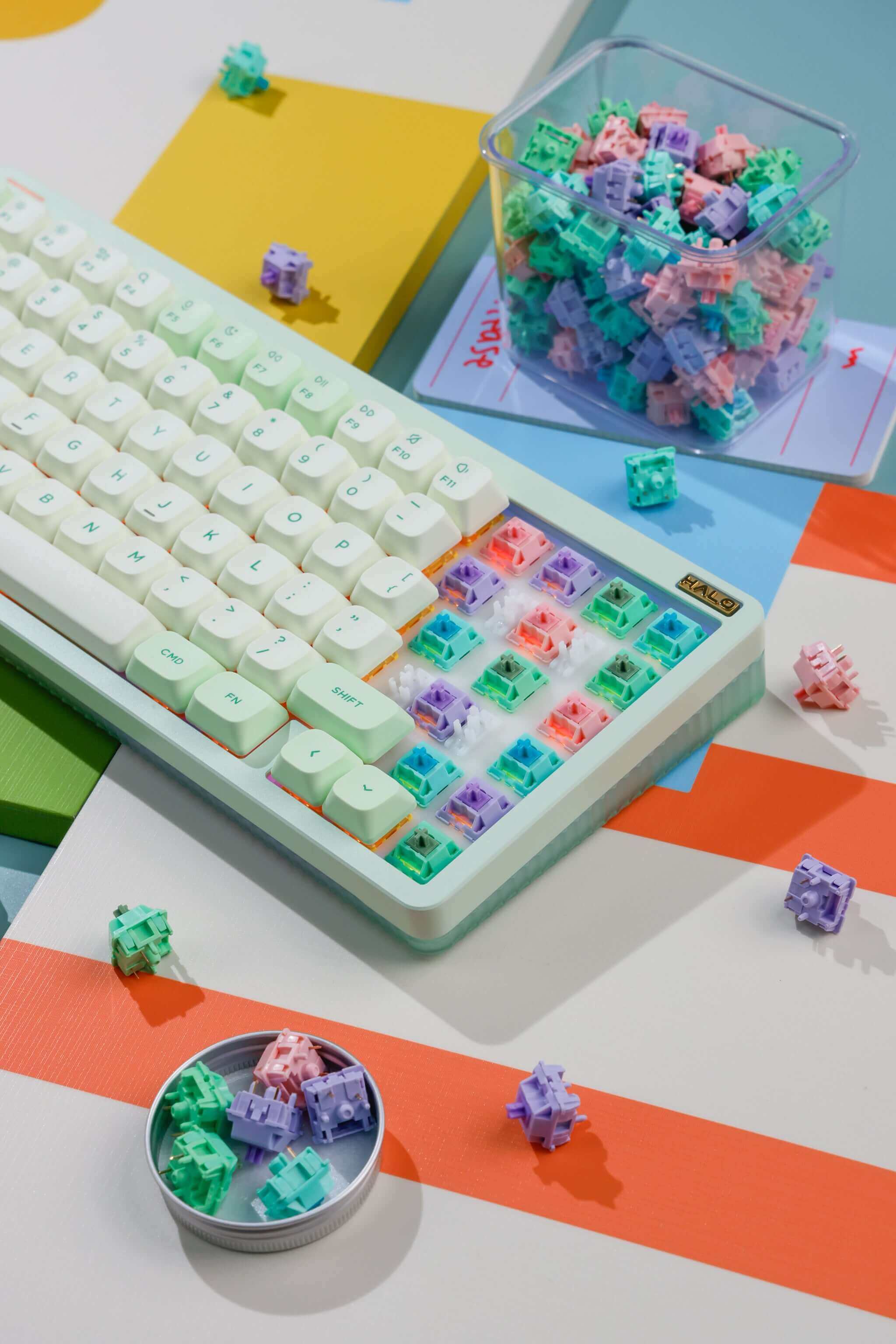 BSUN x Zuoce Macaron Linear Switch (10 per pack) £1.50