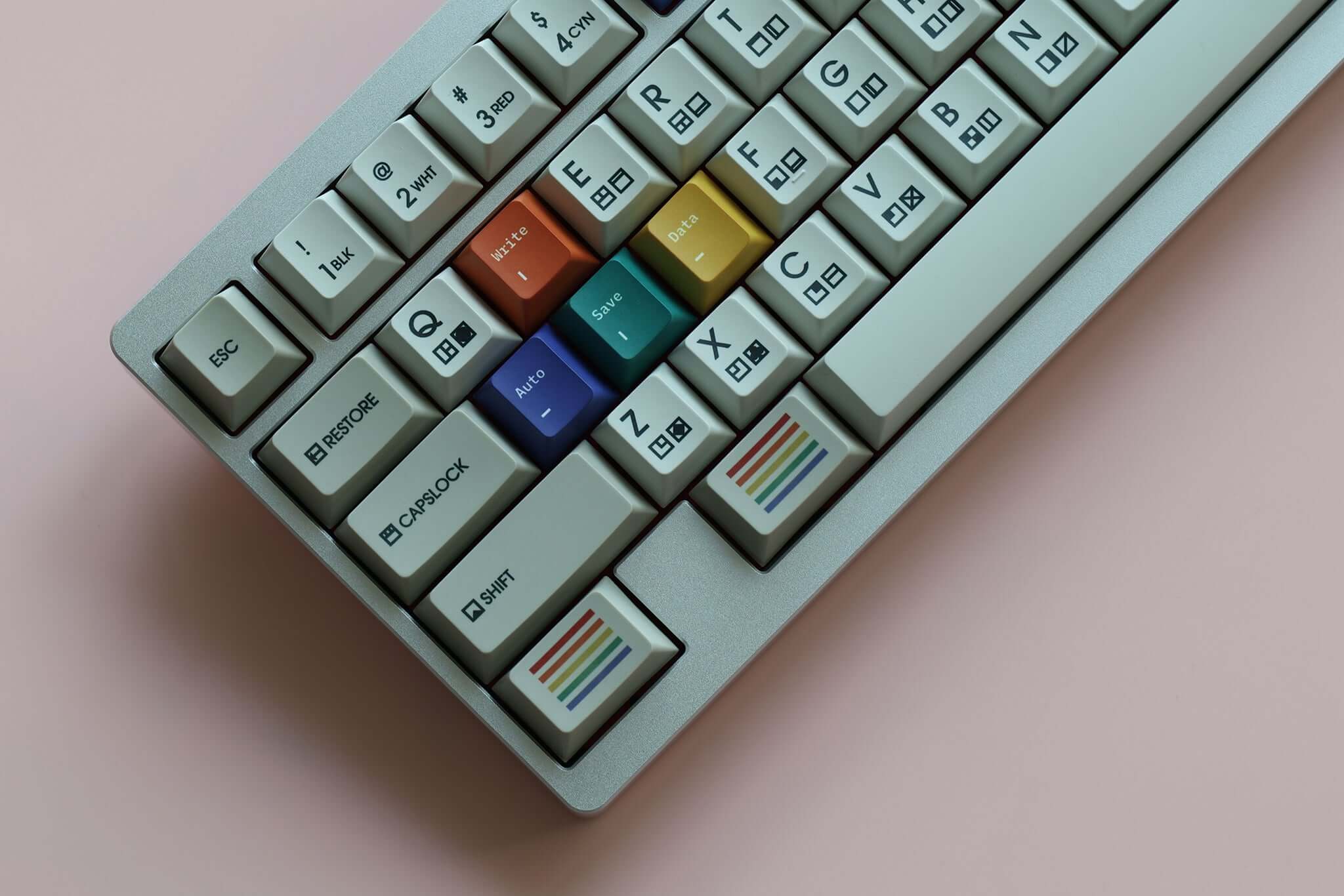 Vividkey x Eleworks Retro C64 Keycaps