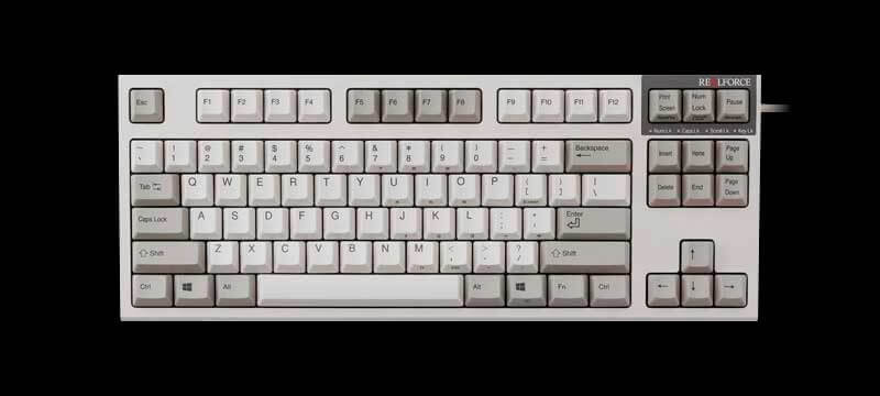 Realforce R2 PFU Limited Edition Ivory - 45g TKL Keyboard