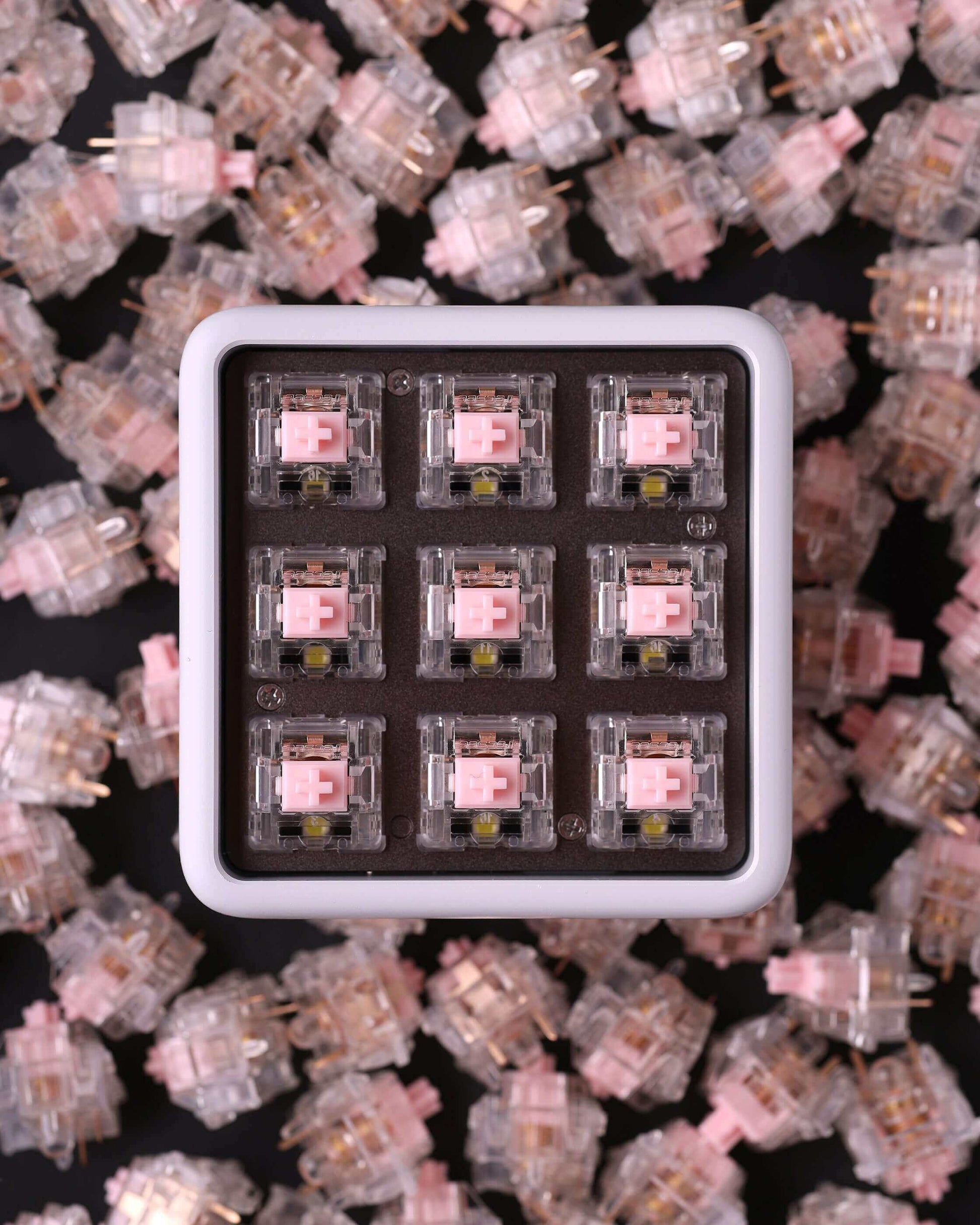 DK Strawberry Milk Ice Tactile (10 per pack) for Custom Mechanical Keyboards