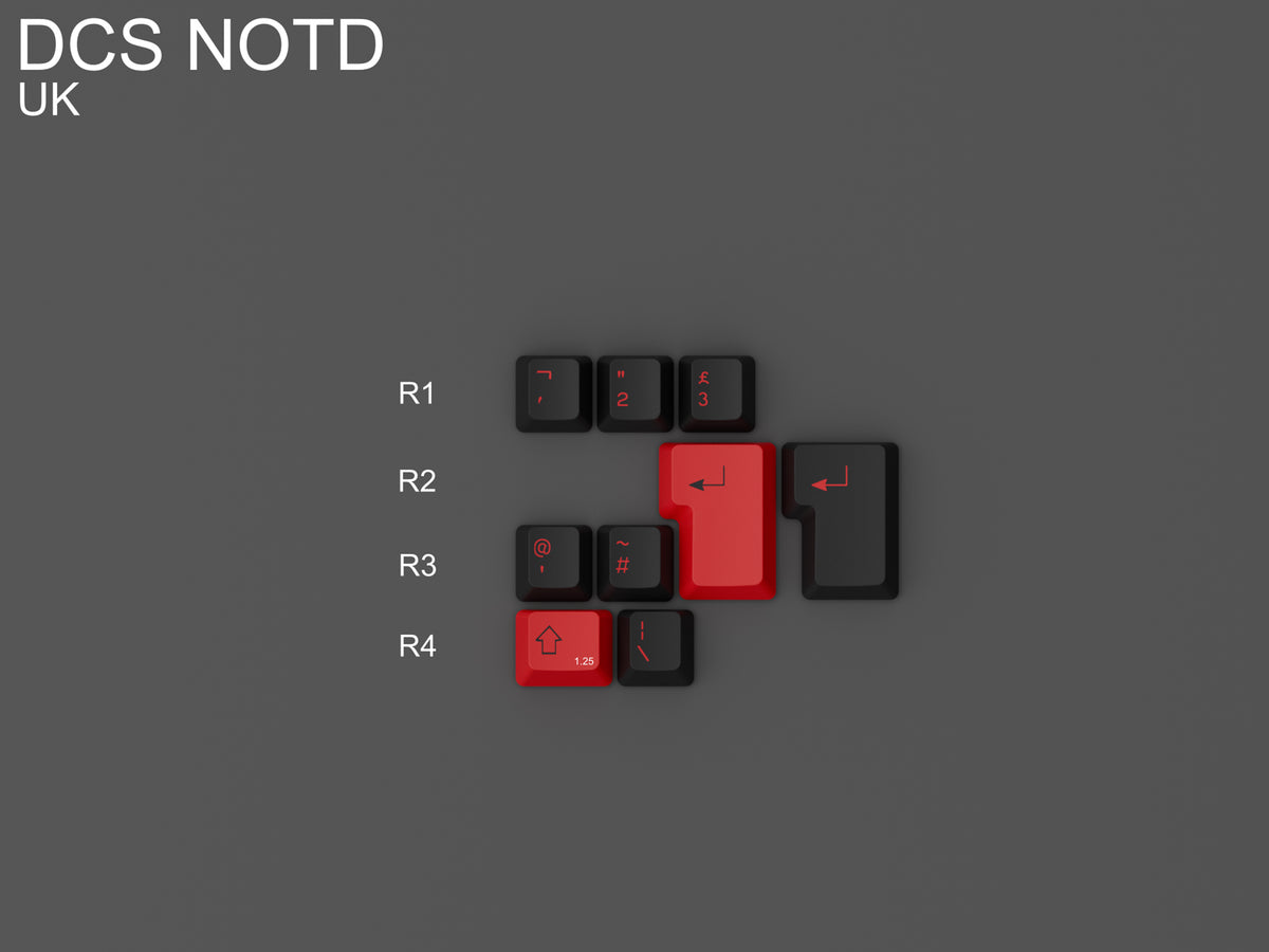 DCS NOTD ABS Keycap Set Group Buy