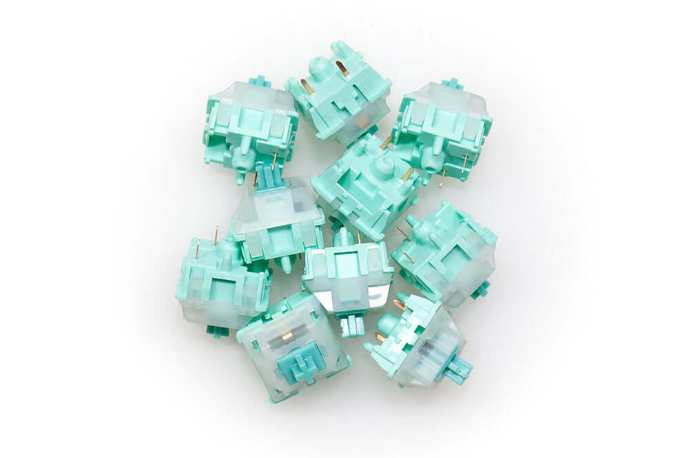 Zuoce “Turquoise” Linear Switch 10‑Pack