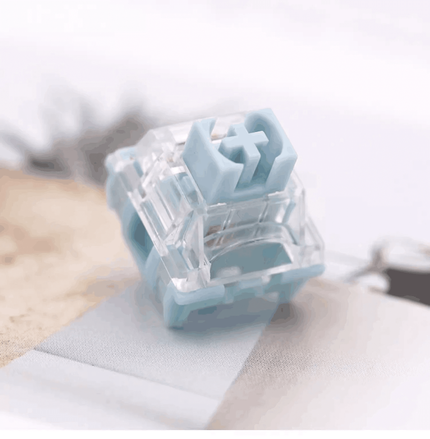 TTC Silent Bluish White Tactiles (10 per pack) for Custom Mechanical Keyboards