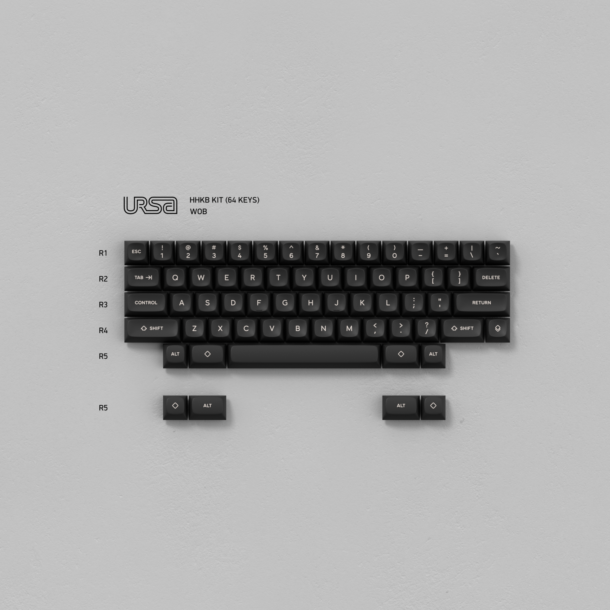 URSA Topre / EC Keycaps - Pre-Order